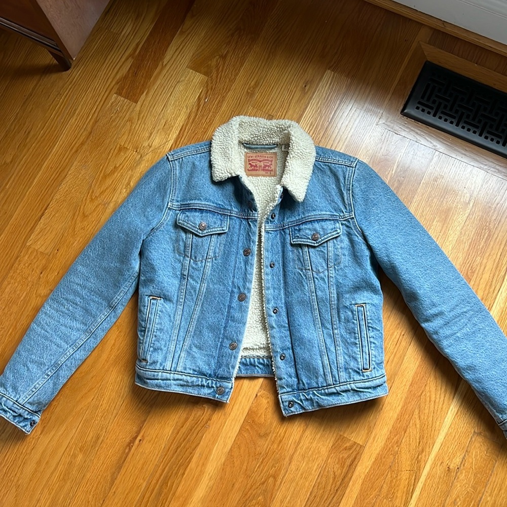 Sherpa denim Jacket